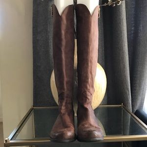 Steve Madden distressed riding boots 9.5